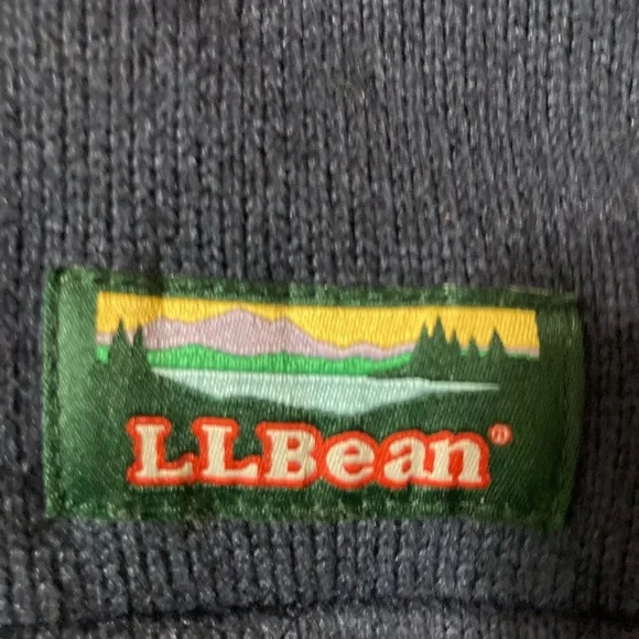 Mens LL. Bean snap up pull over - Picture 5 of 5